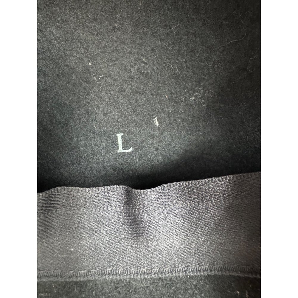 Kangol Carimac 100% Wool Black Flat Cap Made In England Size L - Picture 6 of 9
